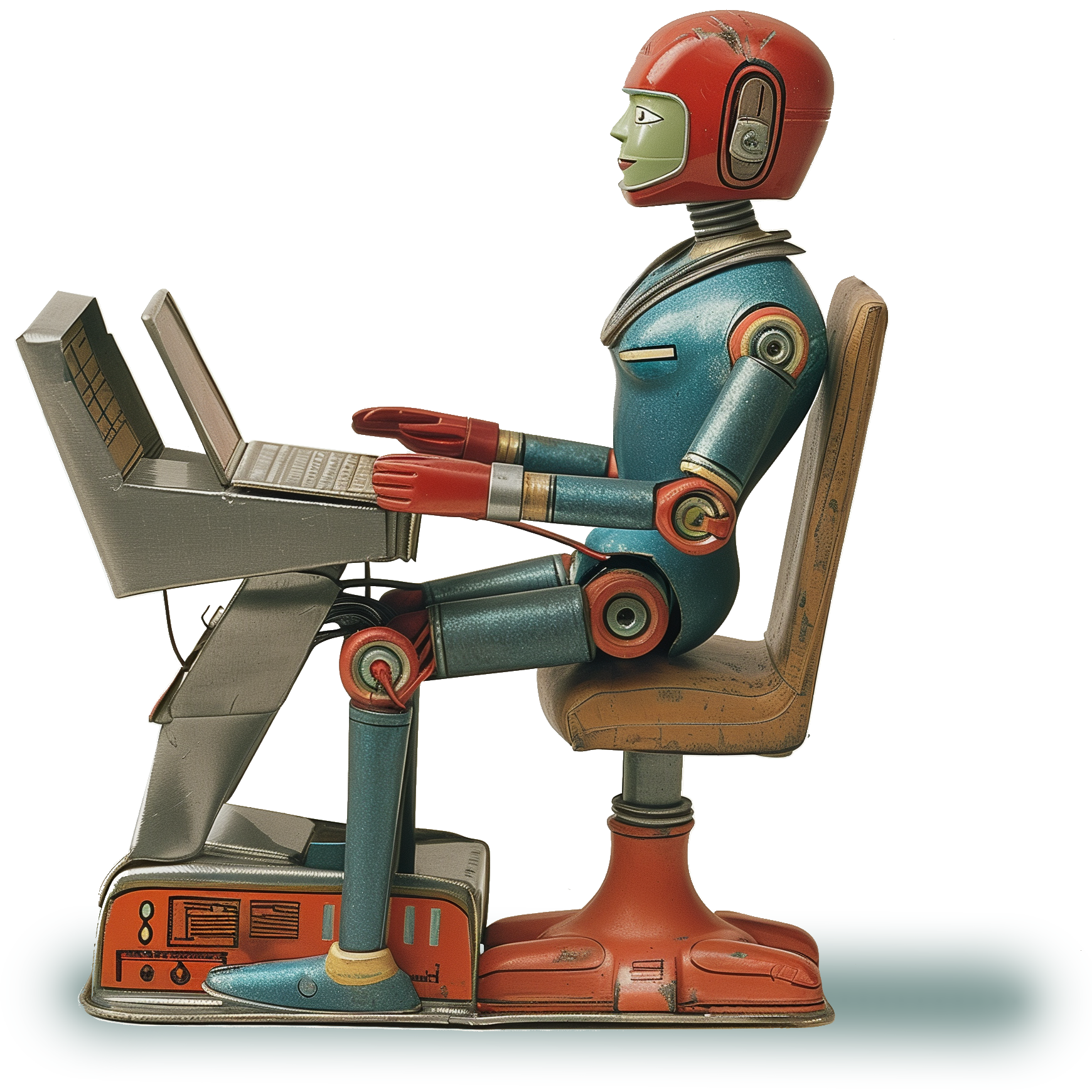 Lindsai assistant typing on a computer